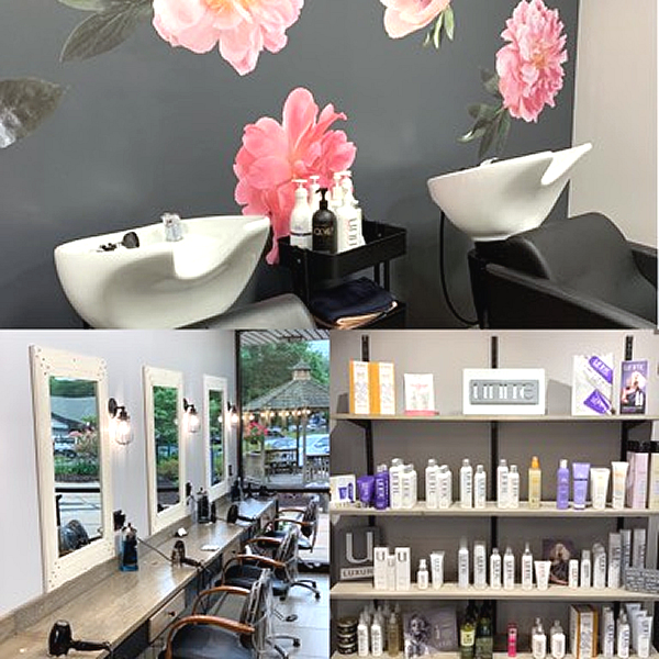 Interior of Bar Beauty at Alta Moda salon in Longmeadow