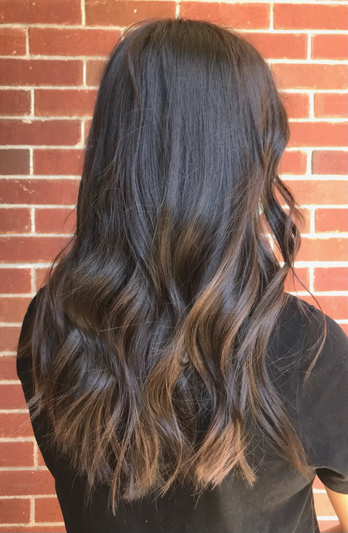 Salon hair styling work at Bar Beauty at Alta Moda