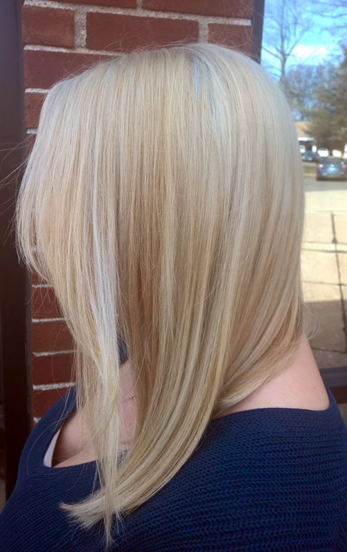 Salon hair styling work at Bar Beauty at Alta Moda