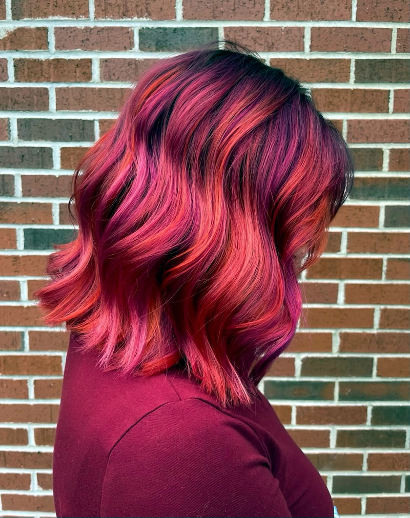 Salon hair styling work at Bar Beauty at Alta Moda