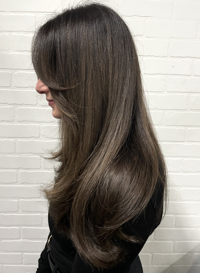 Salon hair styling work at Bar Beauty at Alta Moda